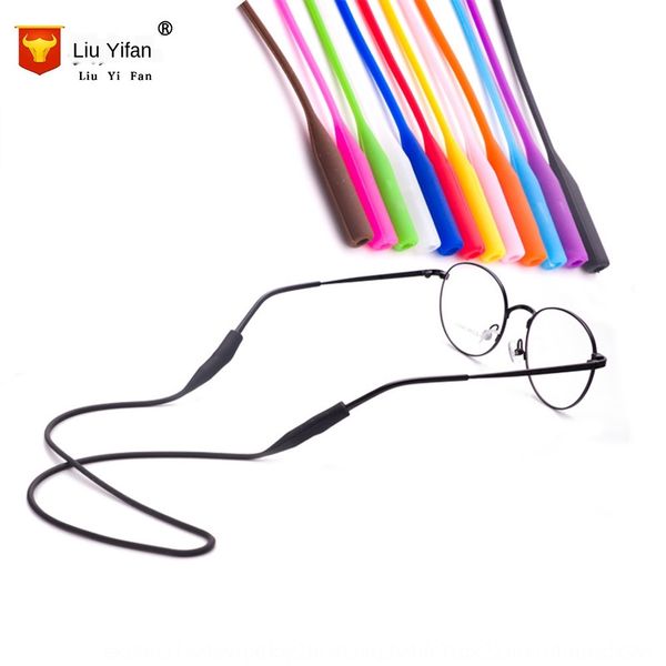

silicone long round hole silicone rope hanging neck glasses rope glasses
