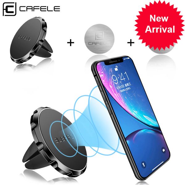 

magnetic air vent car mount phone holder with fast swift-snap technology for smartphones magnet car phone stand 5 colors
