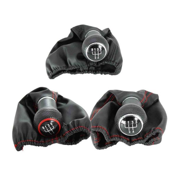 

5 speed car gear lever stick shift knob with pu leather boot for seat ibiza 1996 1997 1998 1999 2000 2001