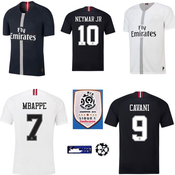 

2019 2018 PSG soccer jersey 18 19 Maillot de foot Paris MBAPPE jersey CAVANI VERRATTI Camiseta de futbol football shirt