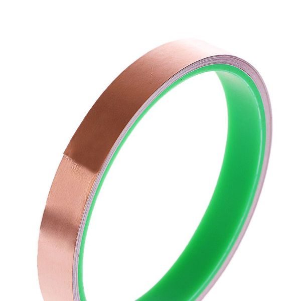 

adhesive conductive copper foil tapes emi shield electric guitars slug repellent