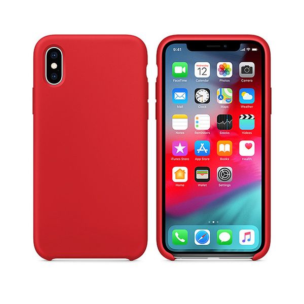 

Жидкая силиконовая Тонкий чехол для iPhone 11 Pro 5,8 XS Max 6 6S 7 8 Plus X XR 5S SE 4S Оригинальный ко