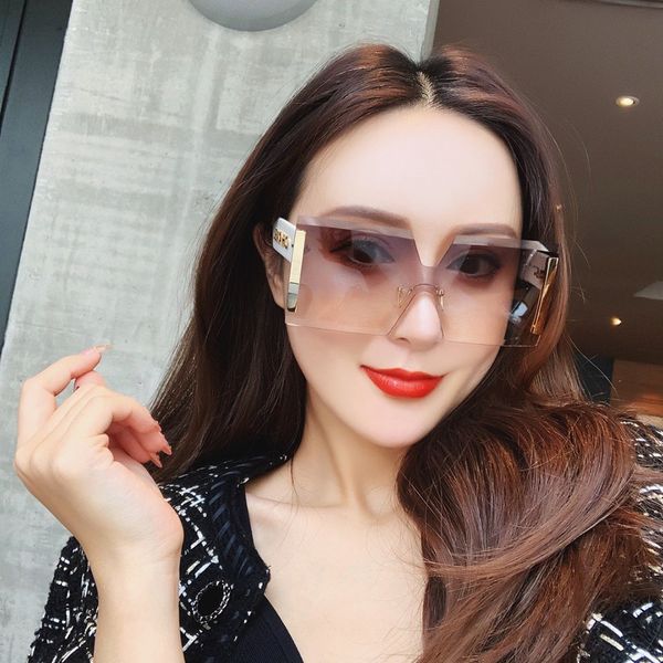 

женщины роскошный дизайнер весна лето 2020 новый большой кадр кристалл обрезки ch4605 hd очки верхнего уровня с использованием 3.0 немецкий, White;black