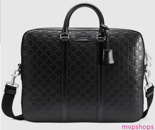 

signature leather briefcase 428041 men messenger bags shoulder belt bag totes portfolio briefcases duffle luggage