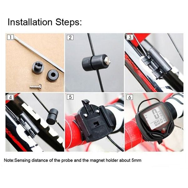 

waterproof bike computer bicycle meter odometer speedometer with lcd display cycling computer velocimetro wired satch