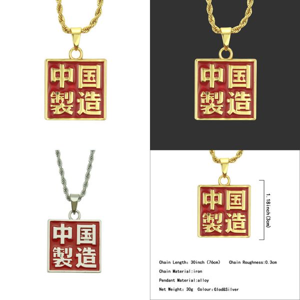 

personality hip-hop necklace pendeloque cut trendsetter accessories hip hop bling chains jewelry men sapphire necklace pendant, Silver