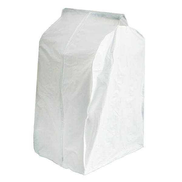 

hanging garment storage dust bag clothes closet storage organizer - white, 58x50x108cm