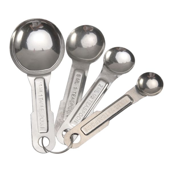 

stainless steel measuring spoon tea coffee measure tools kitchen baking
