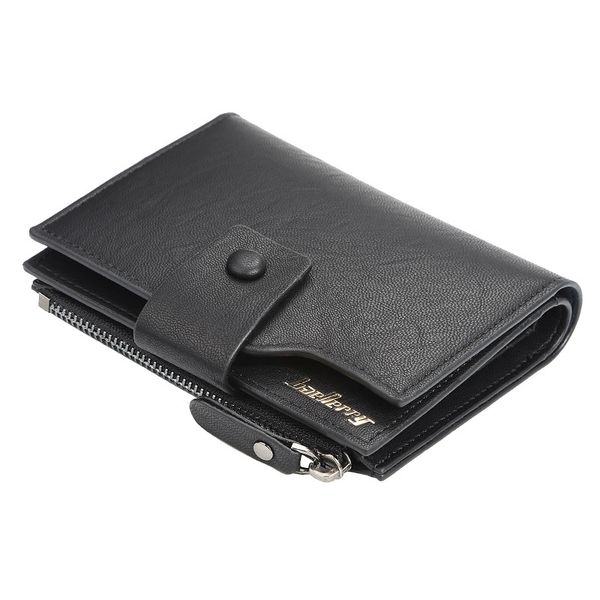 

men wallets multifunction multi-card position card holder thin slim personlity creative coin purse solid color male clutch bag, Red;black