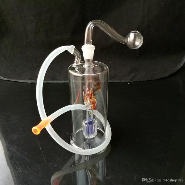 A nova garrafa de água filtrada silenciosa atacado cachimbo de água de vidro, acessórios para tubos de água de vidro, frete grátis