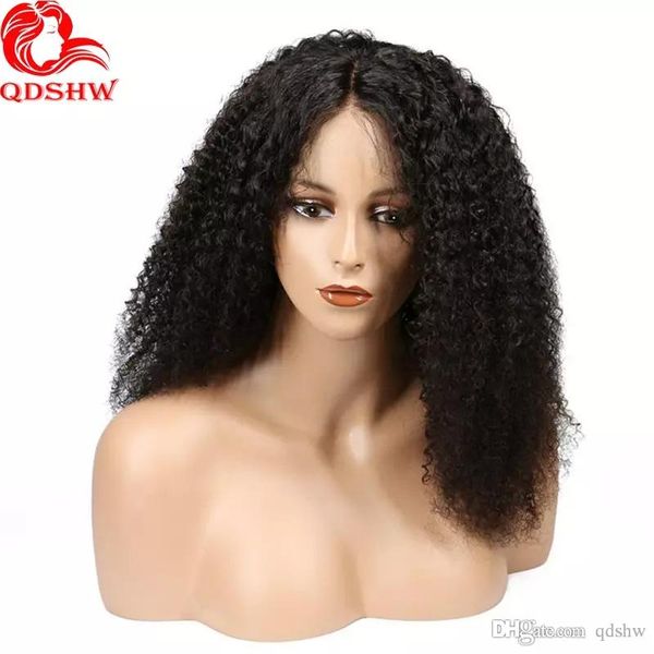 Short Afro Kinky Curly Wigs For African American Brazilian Hair