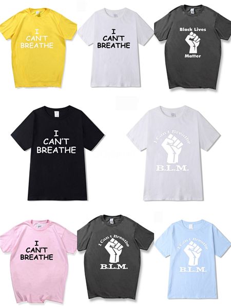 

i cant breathe2020 the newluxury mens designer t shirts men women paris print short sleeves fashion mens designer t shirt black white #785, White;black