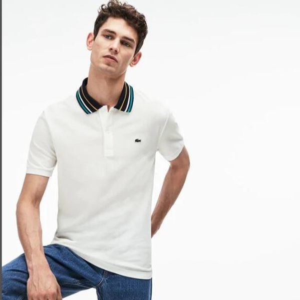 

Роскошные Франция homme классические футболки мужские Designe хлопок футболки поло с д