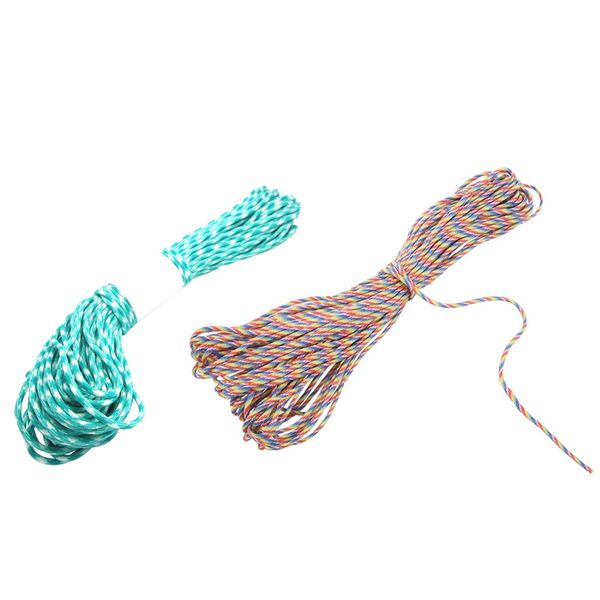 

2pcs parachute cord with 7 strands, 550 lbs, 100 ft.rainbow & blue lake camo
