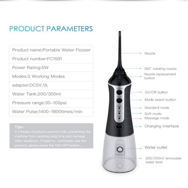 

nicefeel портативный оральный irrigatordental cordless экспресс вода flosser small electric appliance оральный очистка hydro floss оральный