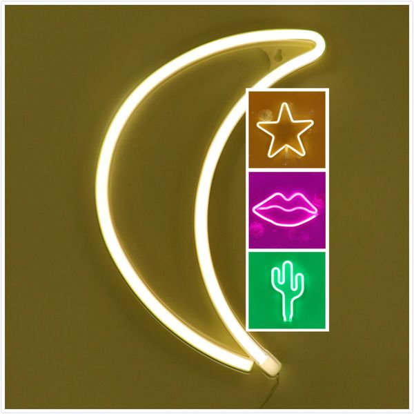 2019 Sexy Neon Light Pink Neon Sign Table Led Night Light Decor Neon Desk Table Lamp Light For For Baby Bedroom Decoration Wedding Party Decor From