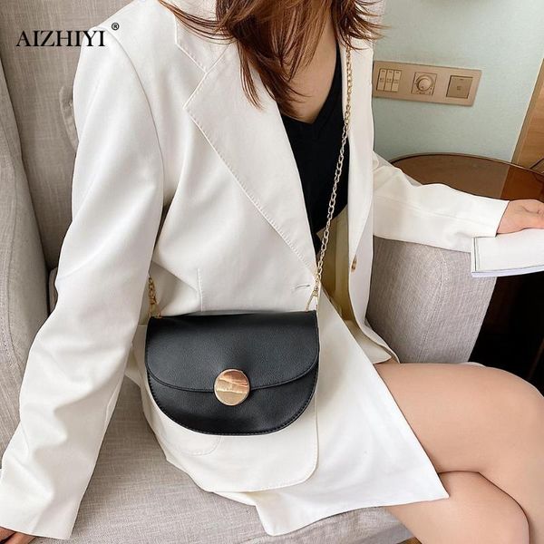 

women chest bag new waist packs pure color leather messenger shoulder bag phone crossbody women chest purse semicircle waist