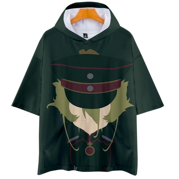 

men's hoodies & sweatshirts saga of the evil 2021 3d fashion print hooded men/women harajuku hoodie short sleeve clothes xxs-4xl, Black