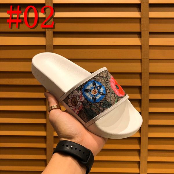 

19ss flip flop slip on black slippers mens sandals 2018 summer outdoor strap slides soft woven designer nice green beach shoes yellow, Blue;gray