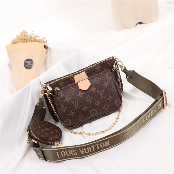 

Fa hion three piece houlder bag cla ic brand cro body bag with handbag pur e per onality bag for party