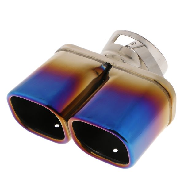 

car exhaust tail dual muffler tip pipe trim fits for chevrolet trax blue