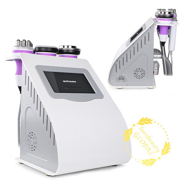 

factory directly sale unoisetion 2.0 40k cavitation cellulite removal rf lifting ultra cavitation vacuum rf professional machine, Black;white