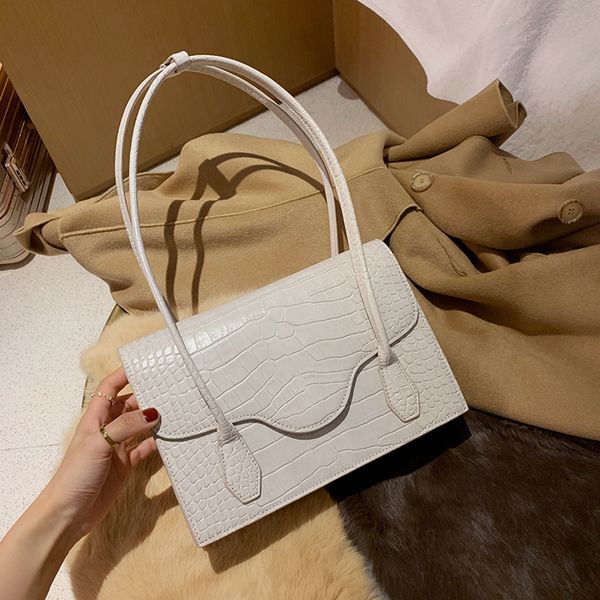 

alligator leather shoulder bag 2020 new summer handbags women bags sac a main femme