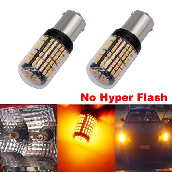 

2pc car 1156 led no hyper flash amber yellow 3030 led 7506 p21w ba15s bulbs for car turn signal lights ,canbus error free