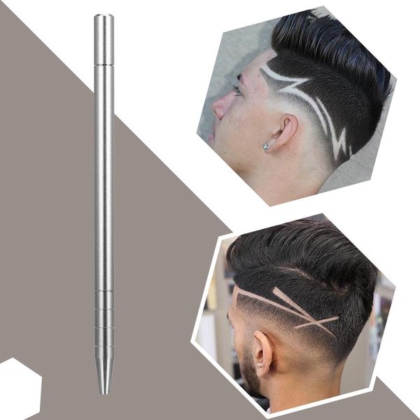 

1 pen+ 10 blades hair carving pen magic oil head notch man hair refined steel razor pen barber razor eyebrow shaving shave