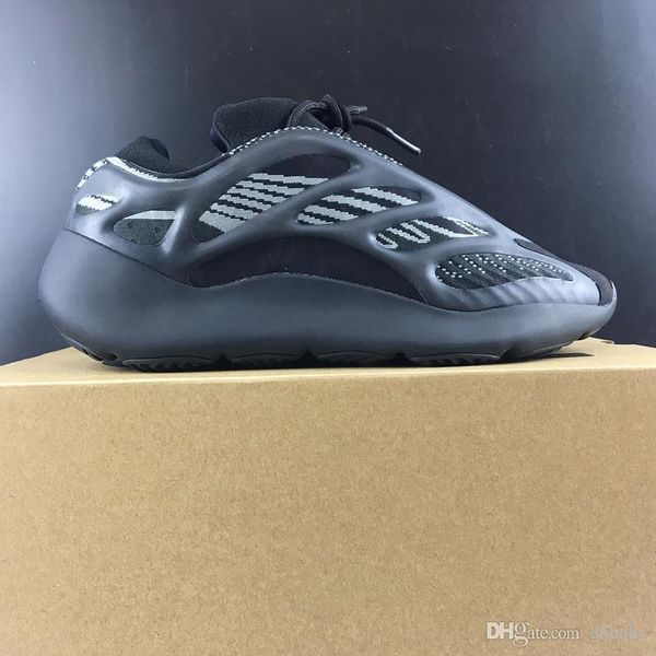 

kanye west originals 700 v3 black azael man running shoes 3m reflective wave runner men women sports sneakers with box