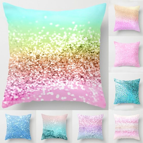 

multicolor pillowcase cushion soft printed throw pillow case irregular pattern cushion cover home car sofa decoration an1944