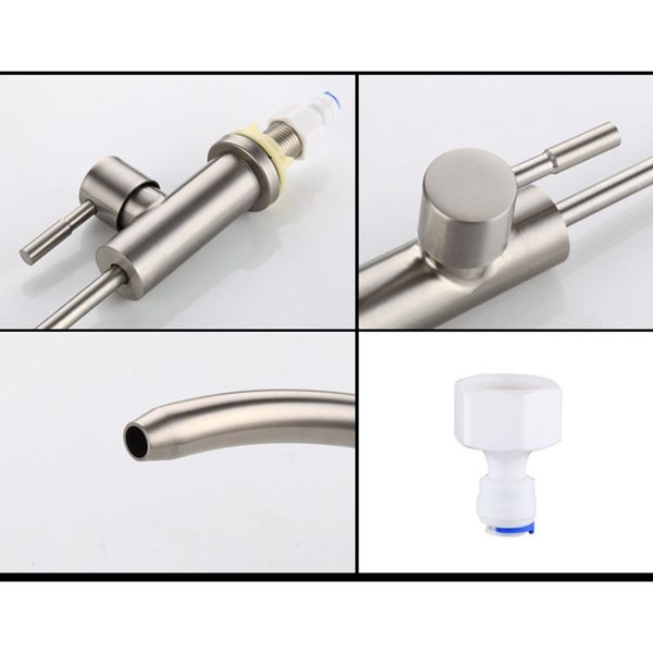 

kitchen direct drinking water filter tap 304 stainless steel ro faucet purify system reverse osmosis robinet cuisine torneira