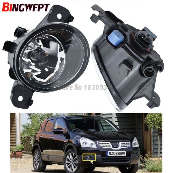 Araba Styling Ön LED Sis Lambaları Halojen Sis Farları 26150-89905 (Sol + sağ) / 2 ADET Nissan Almera Versa Qashqai Urvan Rogue Sentra 2001-