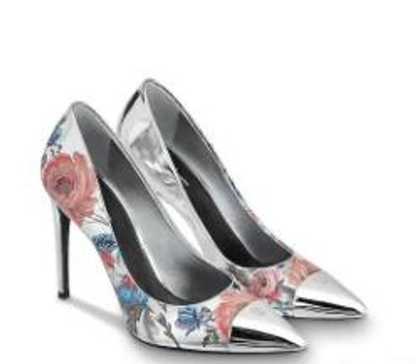 

designer women heel shoesfashion trend calfskin heels with floral motifs art design 004 sizedesigner women heel shoes, Black