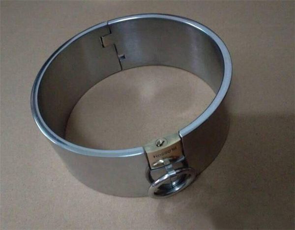 

bondage steel restraint devices chastity bracelet locking toys sm duty collars fetters heavy shackles hands steel vgkph