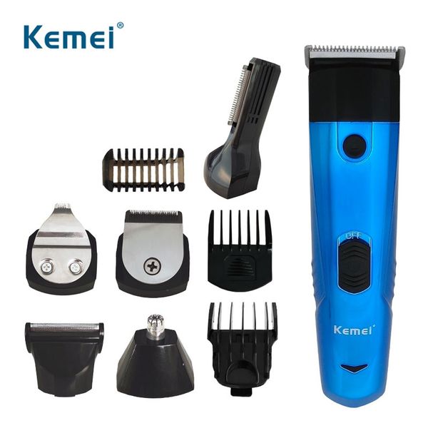 

kemei 891 аккумуляторная электрическая бритва волос 6 в 1 многофункциональный волос резки электрический борода тример f30