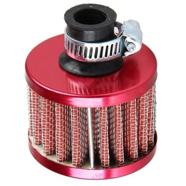 

car motor cold air intake filter turbo vent crankcase breather red