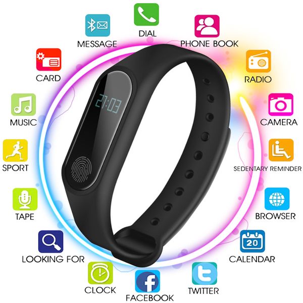 

2018 ip67 smart wristband oled touch screen bt 4.0 bracelet fitness tracker heart rate sleep monitoring pedometer smart watch, Slivery;brown