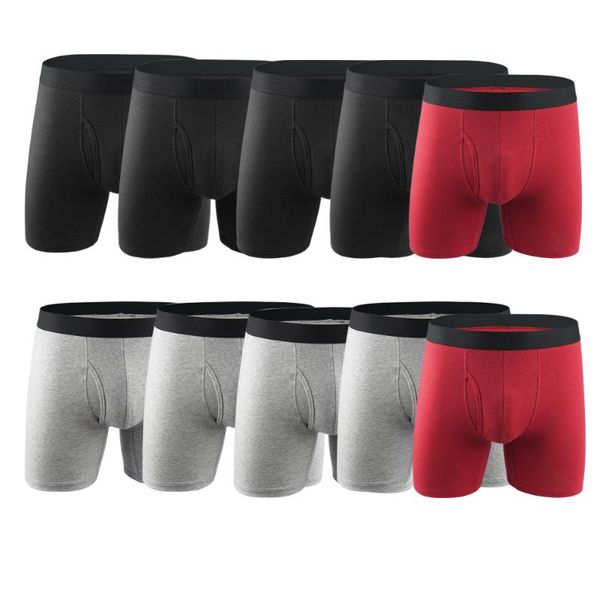 

10pcs men's breathable panties mens briefs plus size men underwear, White;black