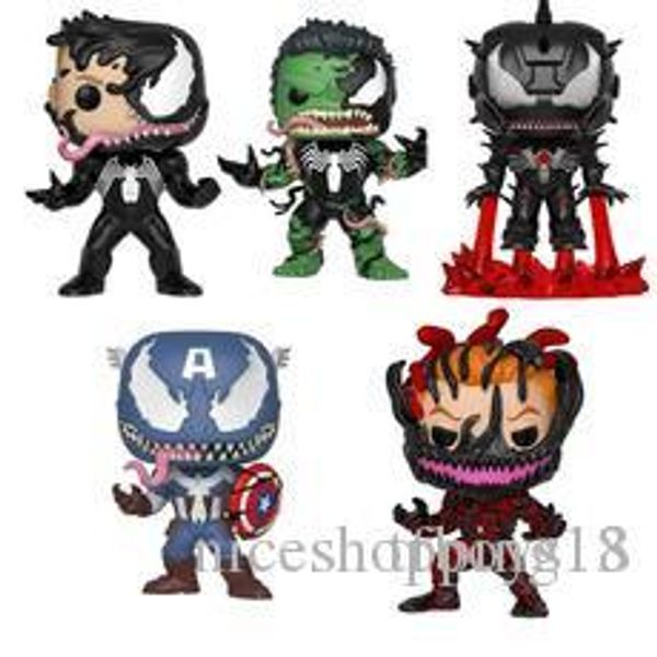 

lxh 2019 new funko pop kill poison captain america the incredible hulk iron man eddie brook action figures children toys toy gift