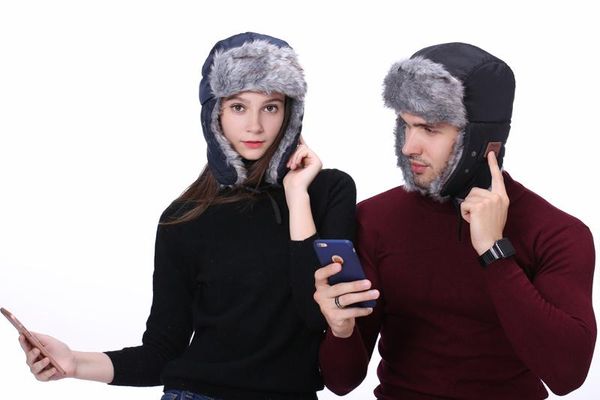 

winter warm skiing cap hat wireless bluetooth smart cap bluetooth earphone hat dropship 171220 dhl ing