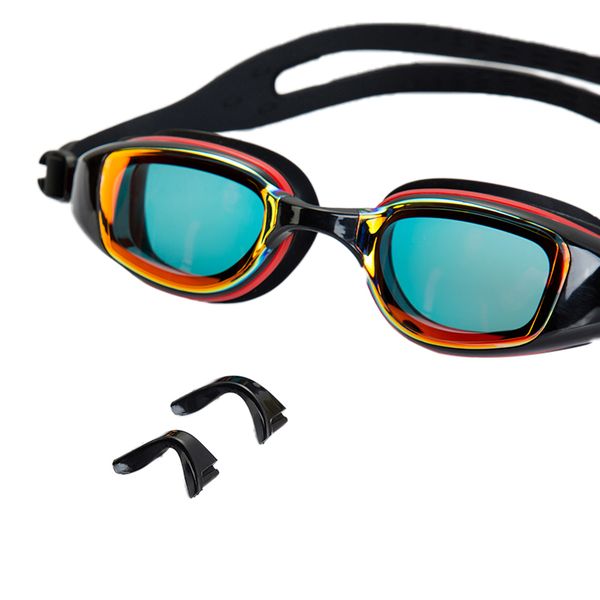 

professional anti-fog uv protection adjustable swimming goggles men women waterproof transparent silicone diving eyewear 2020