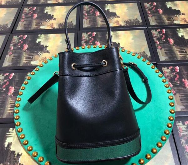 

bag,with bucket bag,dhl realfine888 5a hobo ophidia small dust 20.5cm leather shipping 610846 fqrxc, Red;black