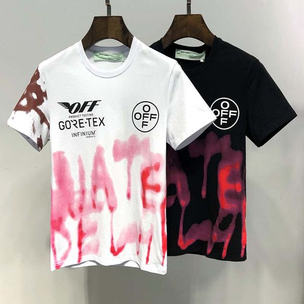 

2019 fa hion d2 men t hirt white black men clothing ca ual t hirt for men with letter printed t hirt 6125