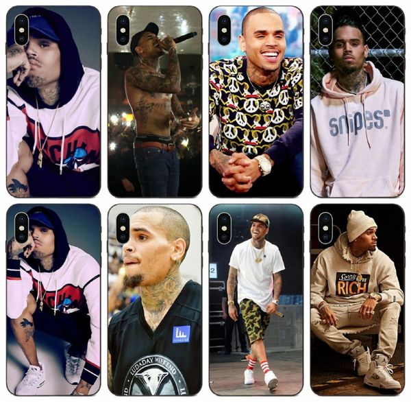 

tongtrade] singer chris brown breezy rnb case for iphone 11 pro max x xs 8s 7s 6s 5 plus galaxy a9s alpha g850 honor 7x sony xperia m5 case