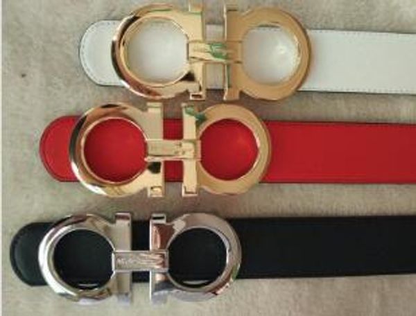 

with box mens fashion brand belts for man woman brand belts casual letters smooth buckle width 38mm high quality, Black;brown