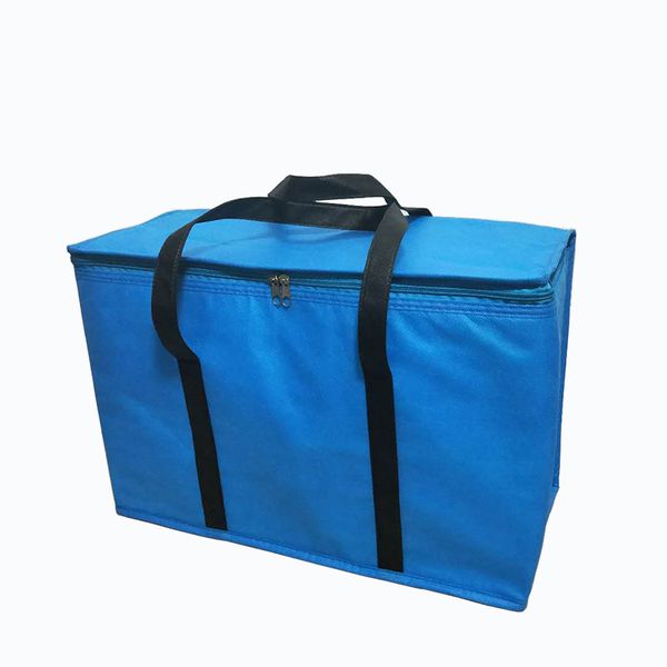 

30l non woven cooler bag big lunch picnic box ice pack vehicle insulation handbag thermal meal drinks cans insulated cool bag