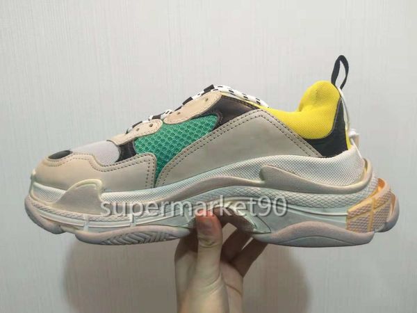 

2019 Ins Hot Paris 17fw Triple-s Sneaker Дизайнерская Обувь Проблемные Роскошные Папа Обувь Для мужчин Женщин Mix Color Спорт Теннис Повседневная Обувь