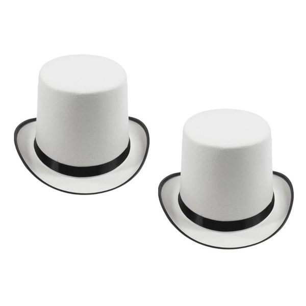 

2 magician hat men women steampunk accessory formal dickens dress, Blue;gray