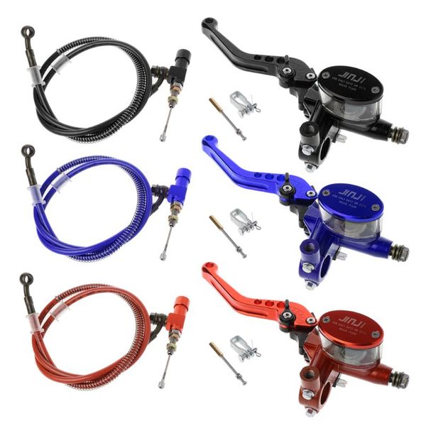 

7/8" 22mm motorcycle cnc hydraulic clutch kit lever master cylinder knitting oil hose 125 ~ 250cc motorbike brakes accessories